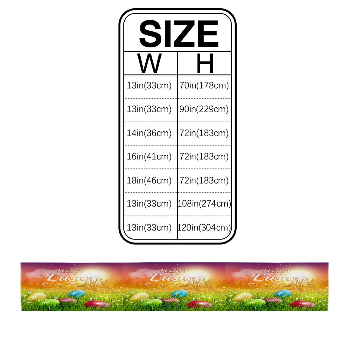 Easter Table Runner - 13x90 Inches Cotton Linen Spring Floral Non-Slip Kitchen Tablecloth with Easter Eggs Design, Perfect for Holiday Parties & Home Decor - Ideal for Easter Celebrations, Spring Gatherings, and Festive Dining Table Settings