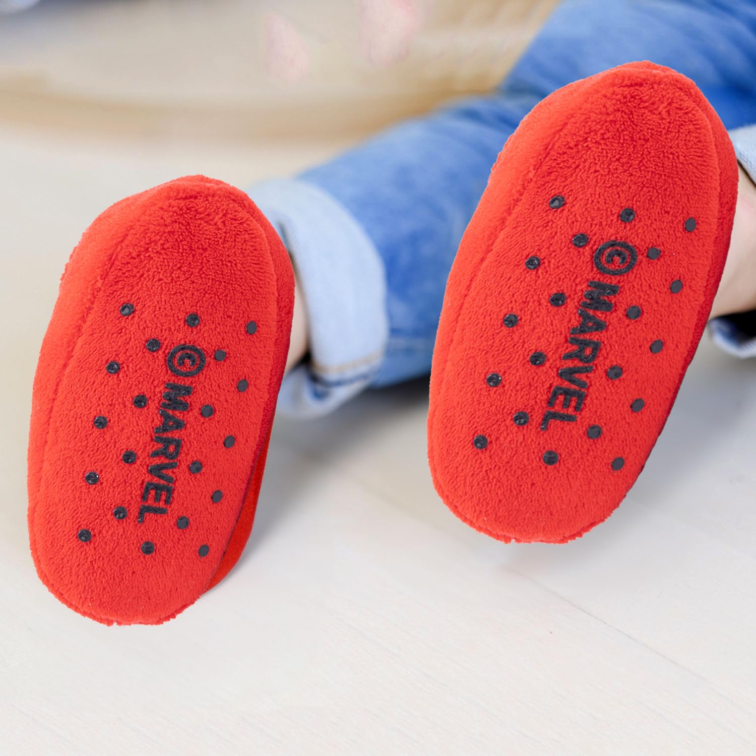 Spider-Man Grip Socks for Toddler Boys - 10 Pack Non-Slip Toddler Socks with Spider-Man Design - Perfect for Playtime, Daycare & Home Use