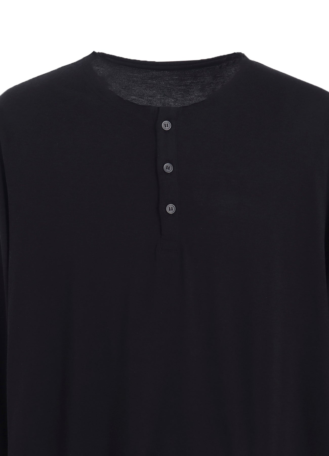 Premium Cotton Modal Jersey Henry Neck Long Sleeve T-Shirt for Men - Soft, Breathable & Comfortable - Perfect for Casual Wear, Layering & Everyday Outfits