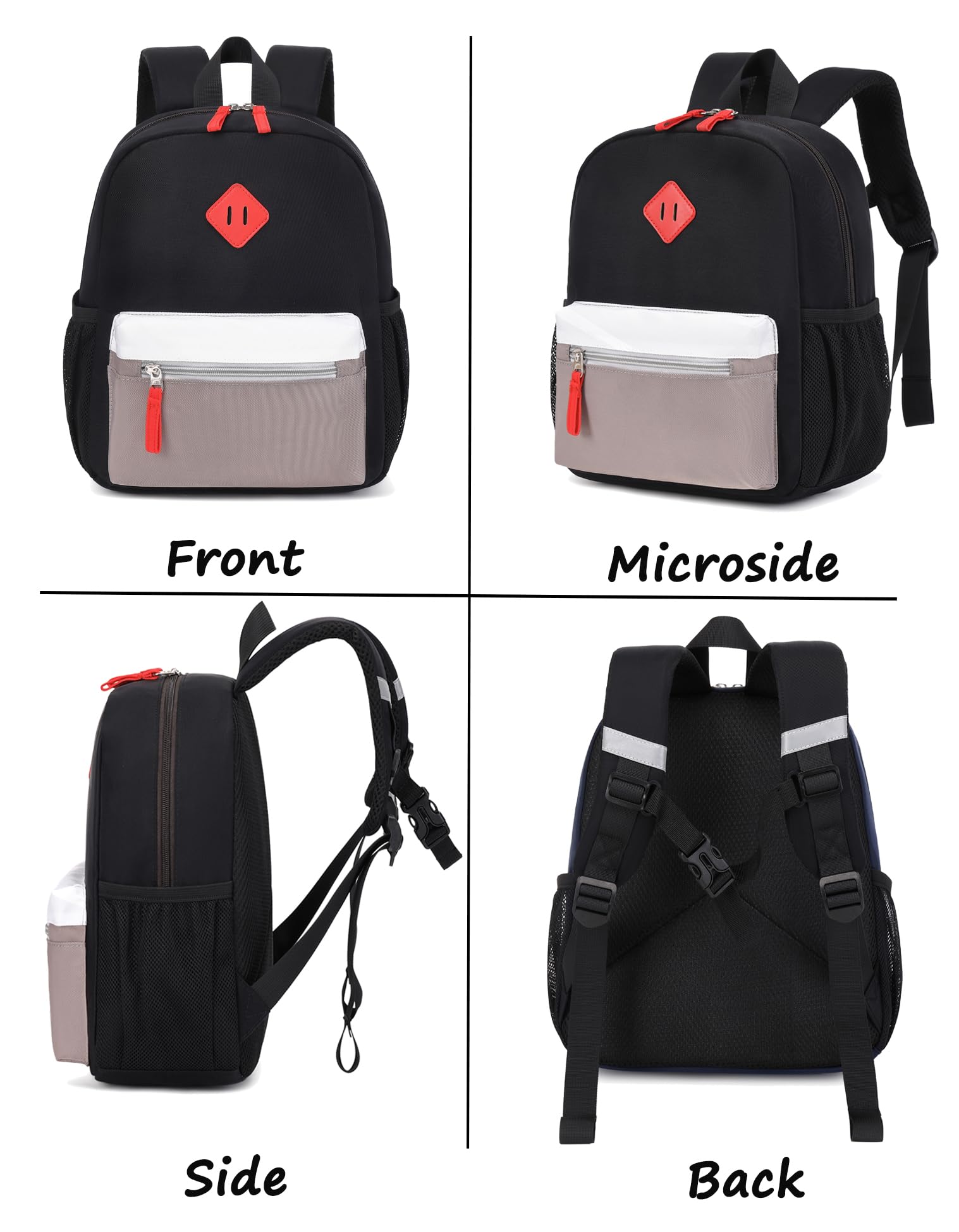Kids Backpack for Boys 2-4 - Toddler School Bookbag for Preschool & Kindergarten