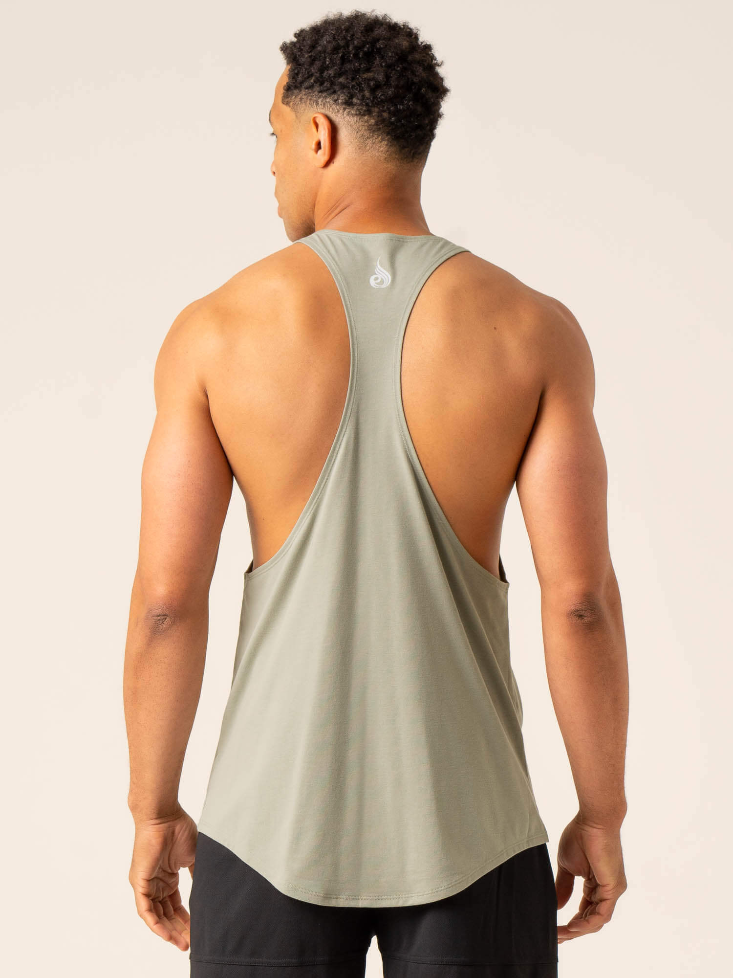 Advanced Stringer T-Back Bikini Top in Sage Green - Perfect for Beach, Pool & Summer Vacations