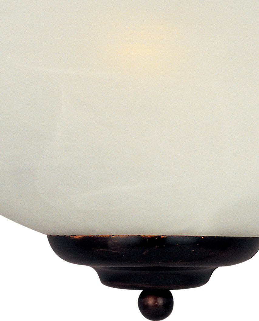 13W Maxim 1 Light Wall Sconce in Oil Rubbed Bronze Finish - Perfect for Bedroom, Hallway, and Living Room Lighting