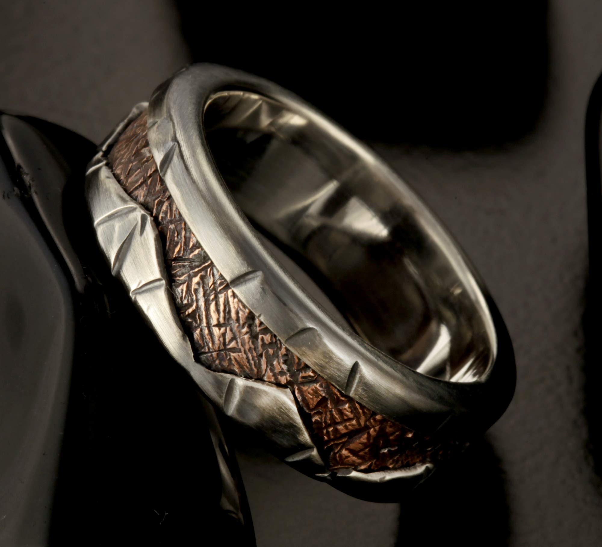 Unique Silver Men's Ring Band - Cool Handmade Jewelry Gift for Men (RS-1192) - Perfect for Weddings, Anniversaries & Special Occasions