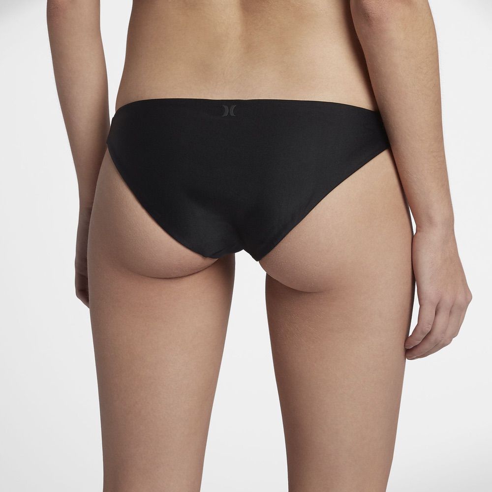 Hurley Women's Quick Dry Surf Bottoms - Black | Comfortable Swimwear for Surfing, Beach & Pool Activities