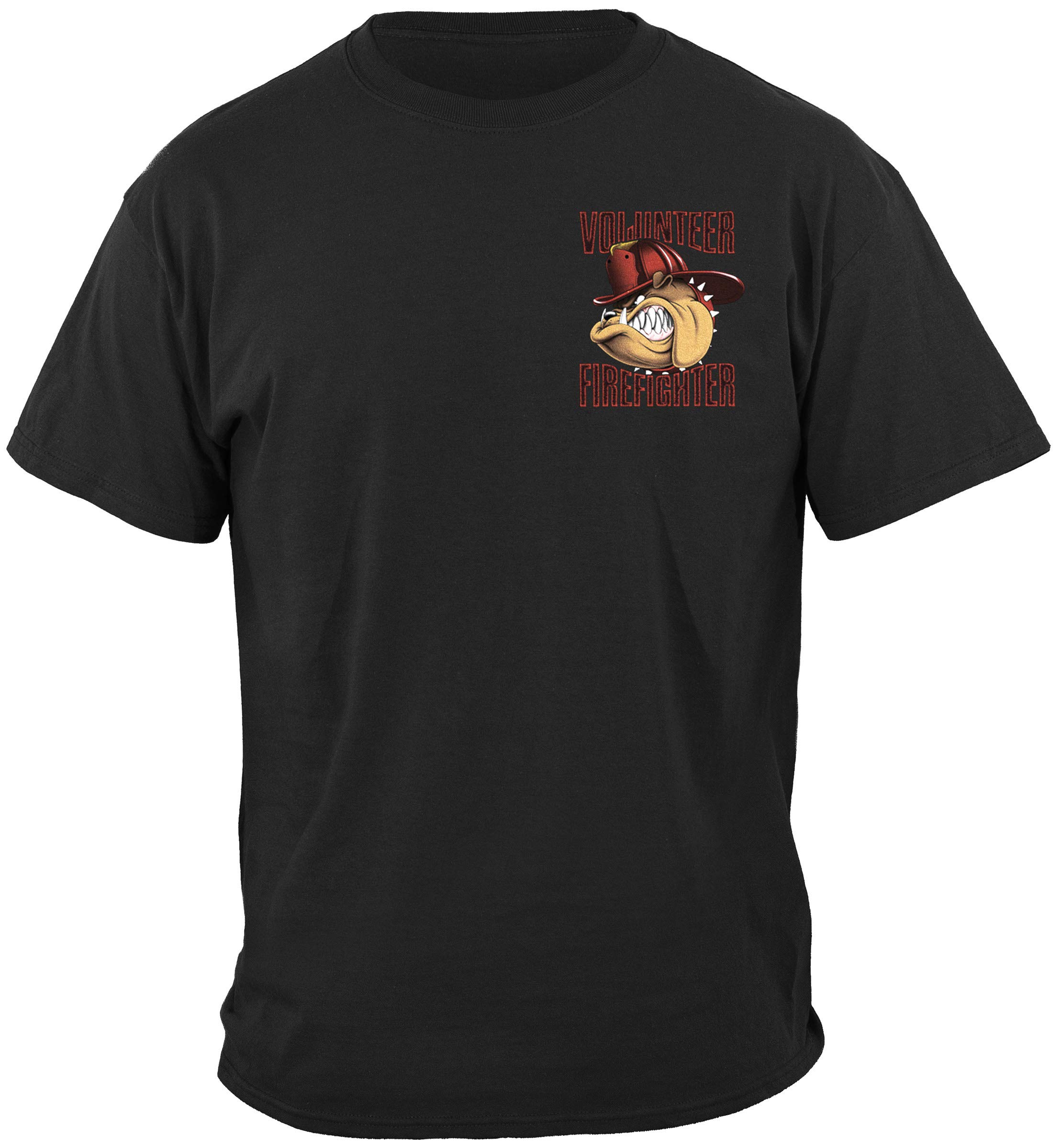 Erazor Bits Absolute Volunteer Firefighter Navy Shirt - Durable Firefighter Gifts for Men, First Responder Apparel for Work, Training & Casual Wear