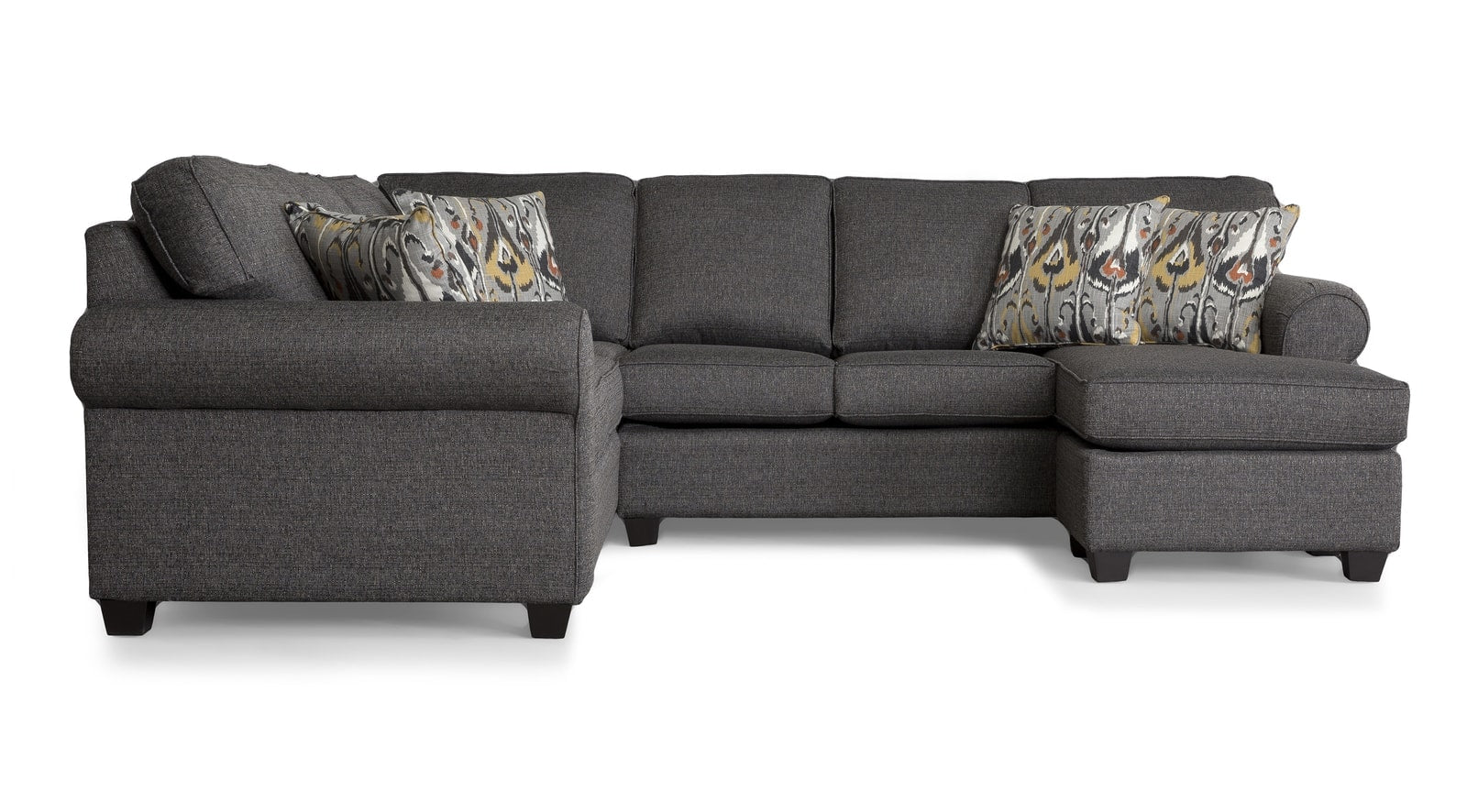 Classic Round Arm Sofa Collection - Modern Living Room Furniture for Home & Office - Comfortable Upholstered Couch with Soft Fabric - Perfect for Lounge, Family Room, and Small Spaces