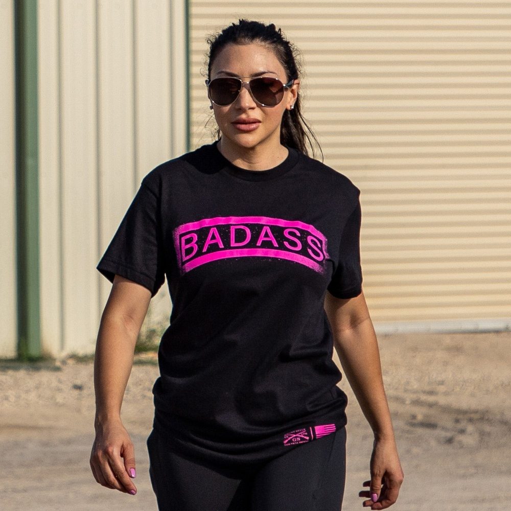 Badass Boyfriend Fit T-Shirt for Women - Black | Casual Streetwear & Everyday Comfort