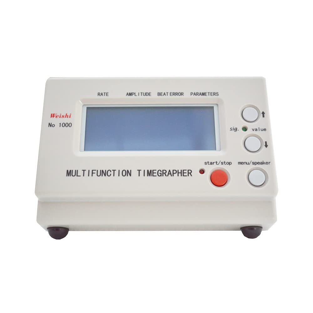INTBUYING MTG-1000 Professional Mechanical Watch Timegrapher - Multifunction Timing Tester & Calibration Machine (110V) for Watchmakers & Repair Shops | Perfect for Watch Accuracy Testing, Regulation & Maintenance