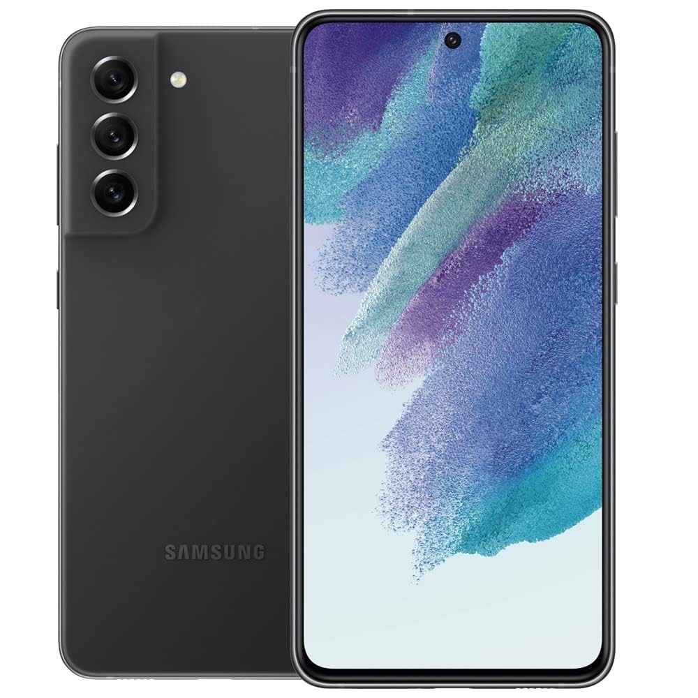 SAMSUNG Galaxy S21 FE 5G Unlocked Smartphone - US Version 128GB Storage, Gray Color - Renewed Premium Phone for Gaming, Photography & Business Use