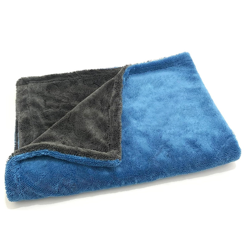 Twisted Loop Microfiber Drying Towel - 16x24 Inch Ultra Absorbent 1200 GSM Car Detailing Towel for Auto, Boat & Motorcycle Cleaning - Quick Dry & Scratch-Free
