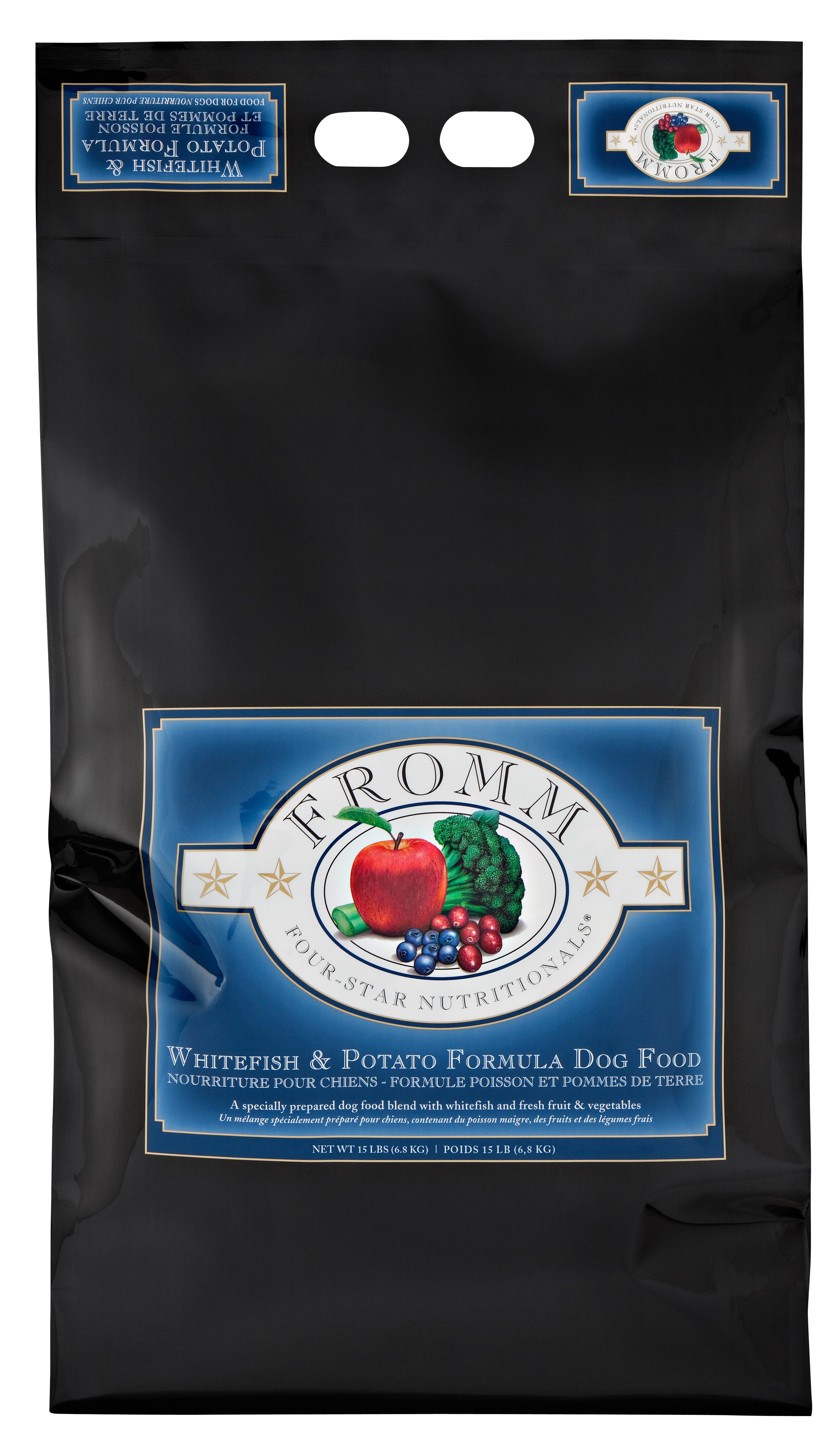 Premium Fromm Four Star Grain-Free Dry Dog Food - Whitefish & Potato Recipe for Sensitive Stomachs - Ideal for Adult & Senior Dogs - Perfect for Daily Meals & Digestive Health Support