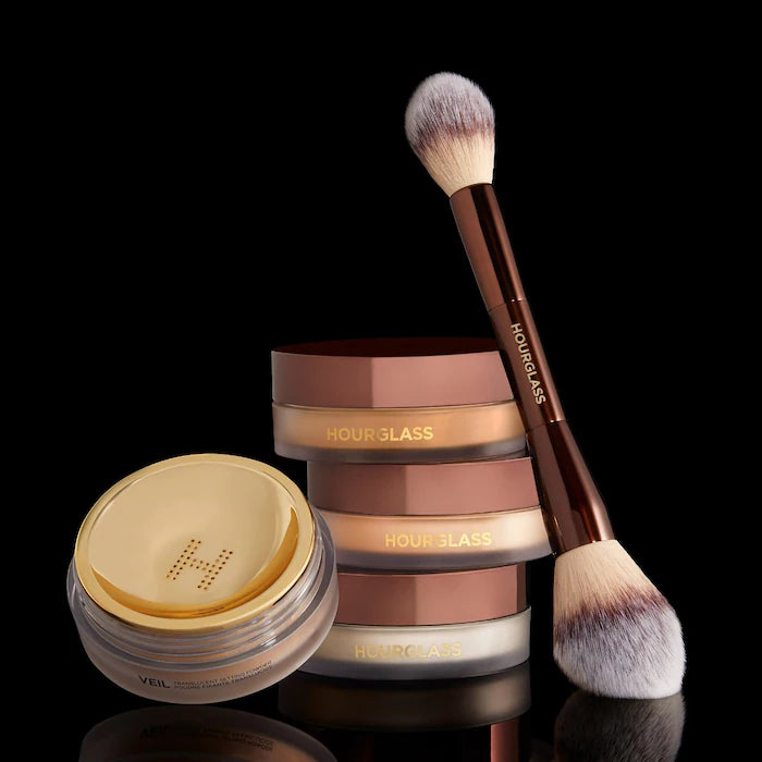 Hourglass Veil™ Translucent Setting Powder - Talc-Free, Vegan & Cruelty-Free Finishing Powder for Flawless Makeup | Perfect for Photo Shoots & Everyday Wear