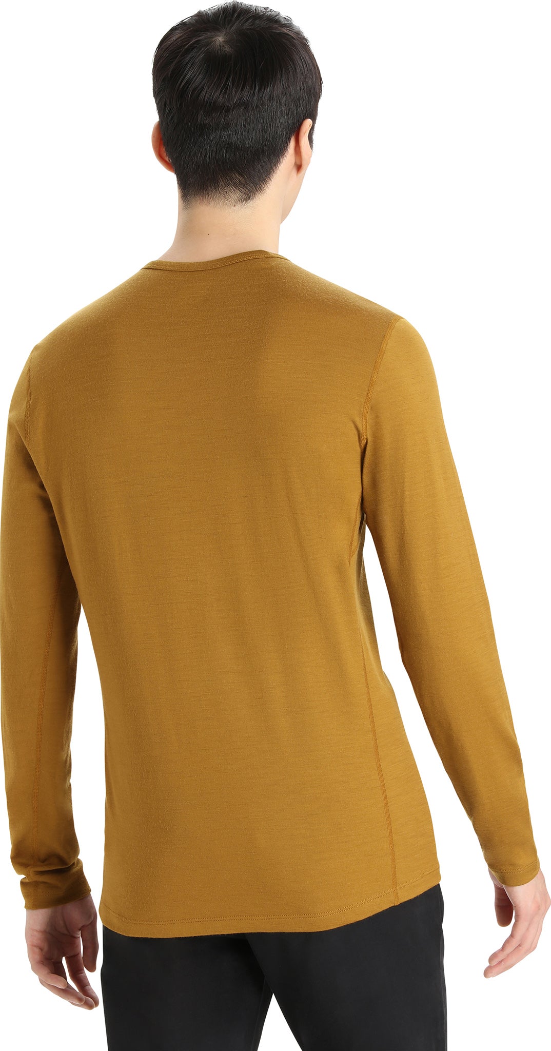 200 Oasis Men's Long Sleeve Crew Neck Baselayer Top - Moisture Wicking Thermal Underwear for Hiking, Running & Cold Weather Activities