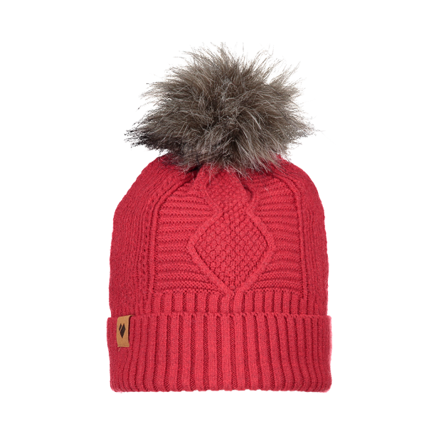 Obermeyer 2021 Women's Madison FF Pom Beanie - Warm Winter Knit Hat with Faux Fur Pom for Skiing & Outdoor Activities