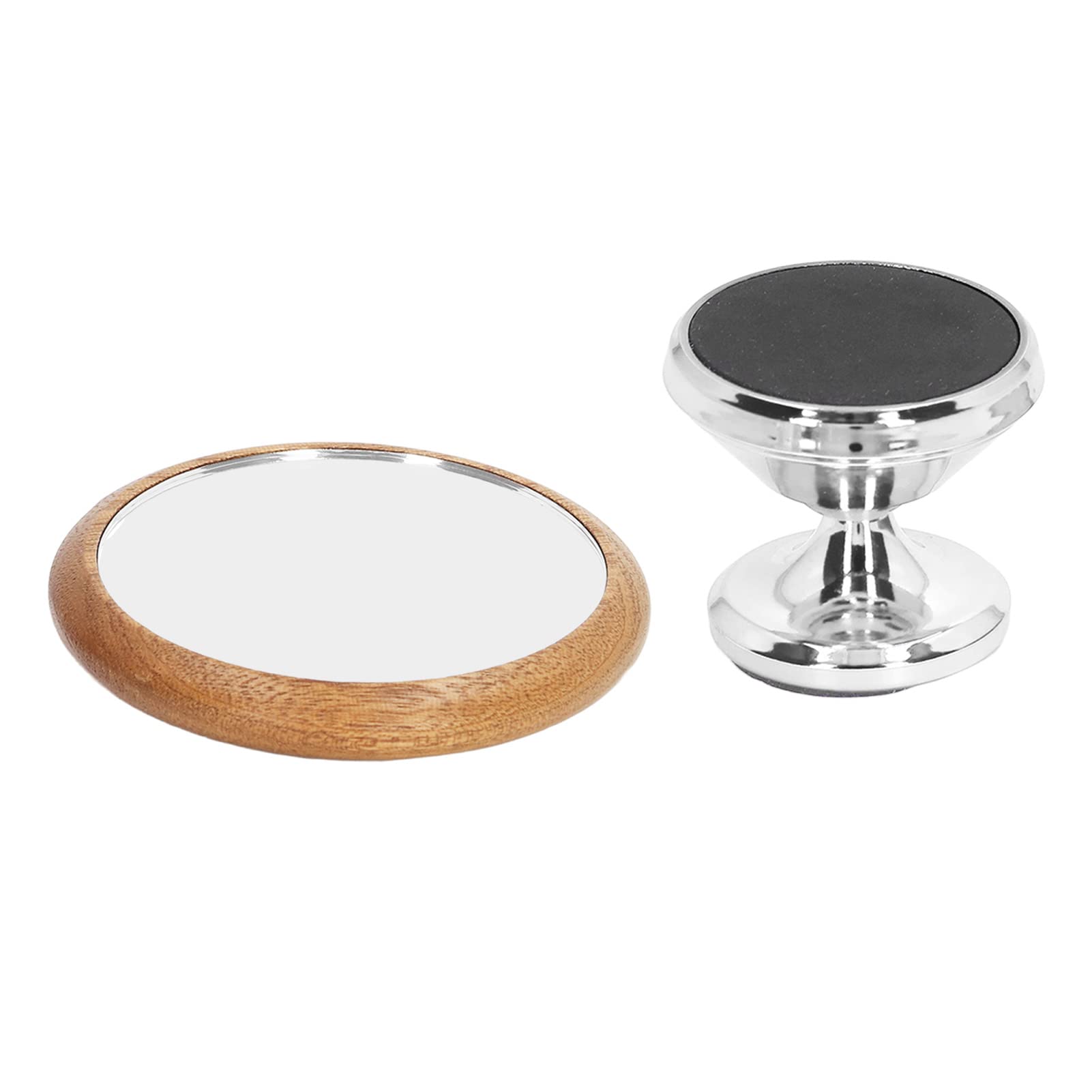 Premium Magnetic Coffee Shot Mirror - Durable & Drop-Resistant Barista Tool for Espresso Observation (Silver) | Perfect for Coffee Shops, Home Baristas & Professional Brewing