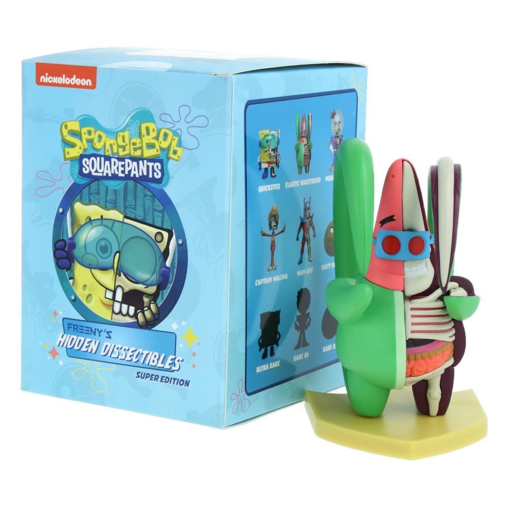 Freeny's Hidden Dissectibles SpongeBob Figure - Series 04 Super Edition Collectible Toy for Adults & Fans | Perfect for Display, Gifts, and SpongeBob Memorabilia Collections
