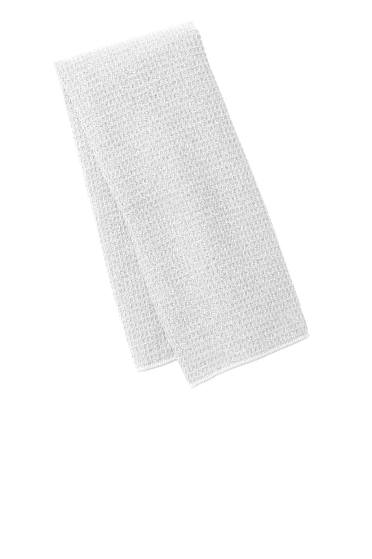 Port Authority Waffle Microfiber Fitness Towel - Quick Dry, Absorbent Gym & Workout Towel for Yoga, Running, Cycling & Sports - Soft & Lightweight Athletic Towel