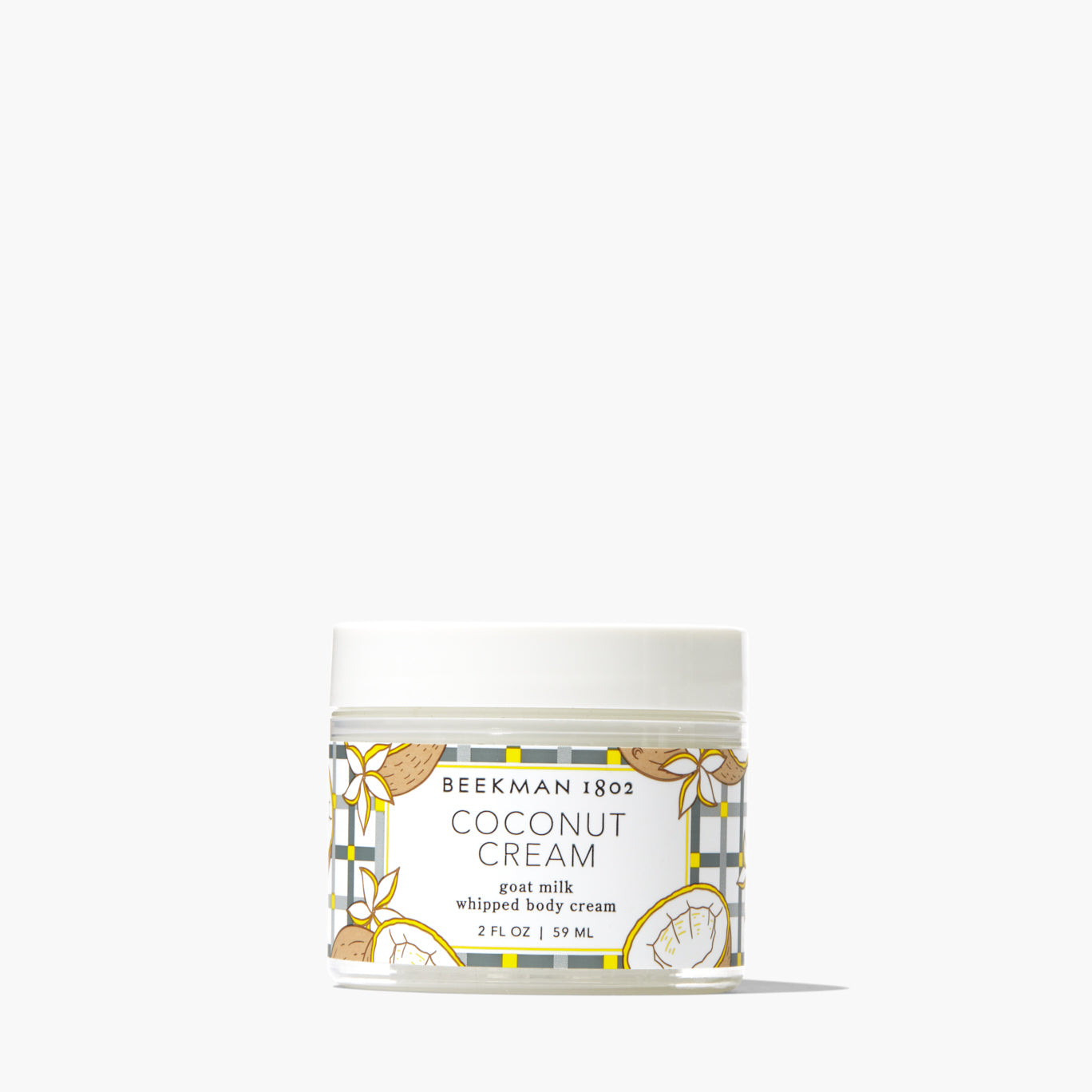 Organic Coconut Cream Whipped Body Cream - Ultra Hydrating & Nourishing for Dry Skin - Perfect for Daily Moisturizing & After-Sun Care