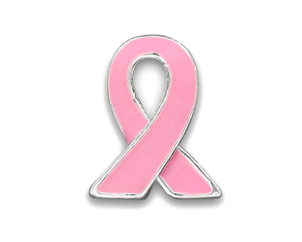 25 Pack Small Pink Ribbon Lapel Pins - Bulk Breast Cancer Awareness Pins for Fundraisers, Charity Events & Support Campaigns - Perfect for Walks, Runs, Memorials & Awareness Months