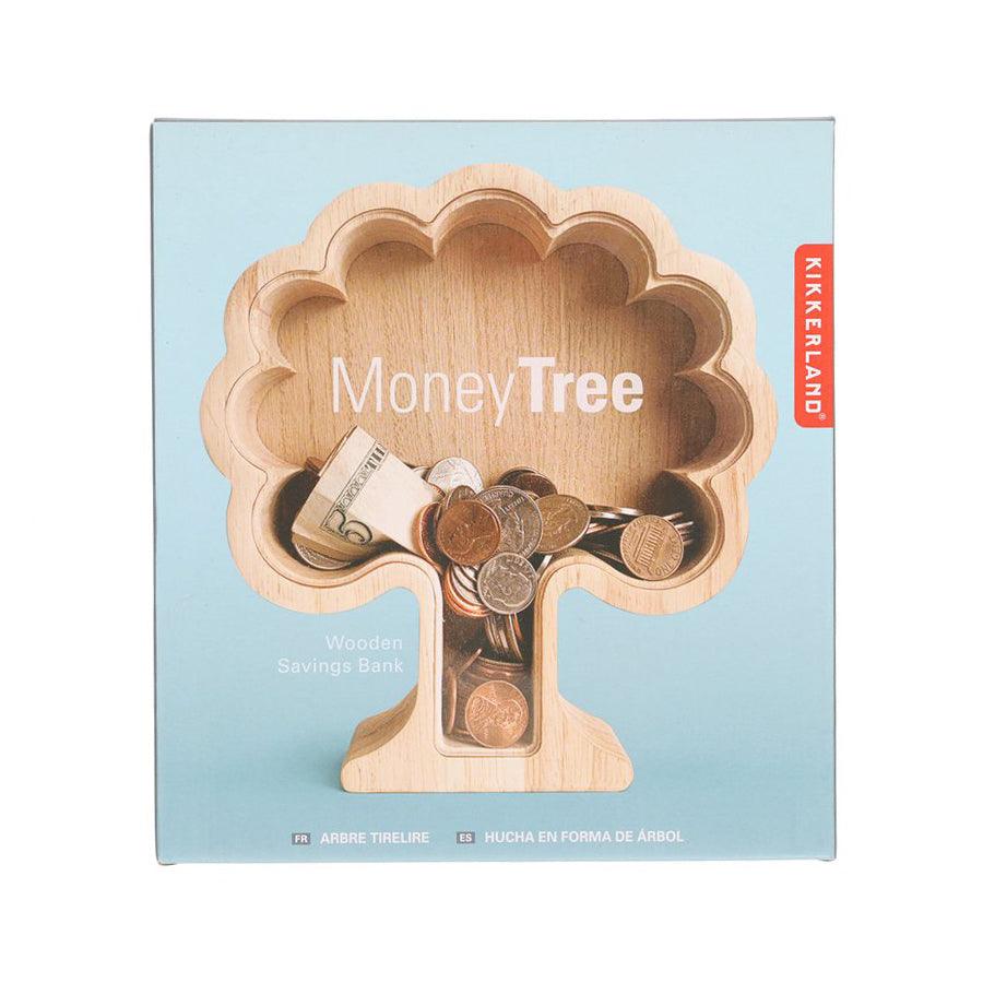 KIKKERLAND Money Tree Bank - Unique Coin Bank for Saving & Decor - Perfect Gift for Kids & Adults - Home Office Desk Decor