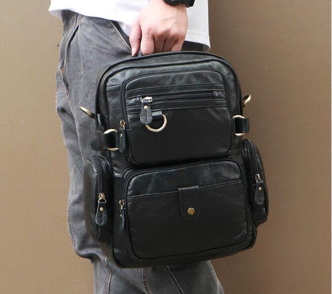 Stylish Large Black Leather Backpack Purse for Women - Durable & Water-Resistant - Perfect for Work, Travel & Everyday Use