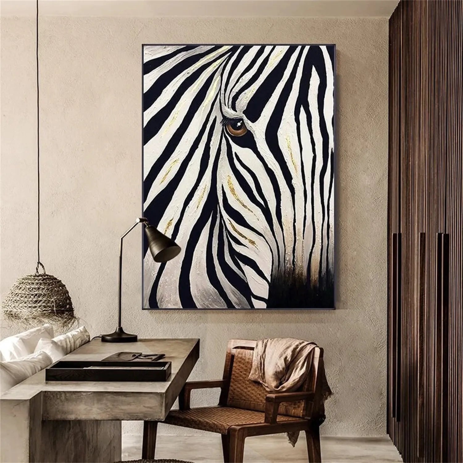 Animal Art Painting #AP068 - Handmade Canvas Wall Decor for Living Room, Bedroom & Office - Perfect Gift for Pet Lovers & Home Decor