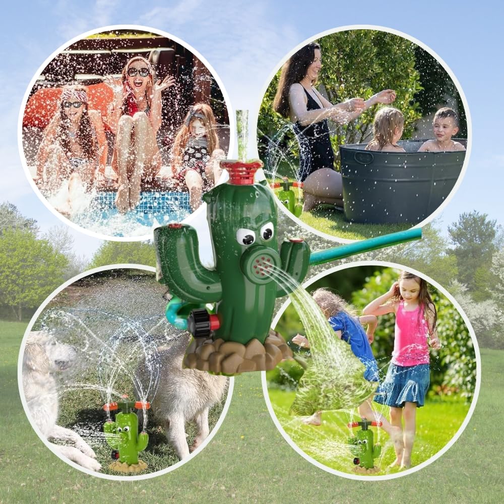 **3-in-1 Water Sprinkler Baseball Game Set for Kids – Outdoor Summer Fun with 3 Baseballs & Adjustable Sprinkler Heads – Perfect for Backyard, Lawn, Garden, and Pool Parties**