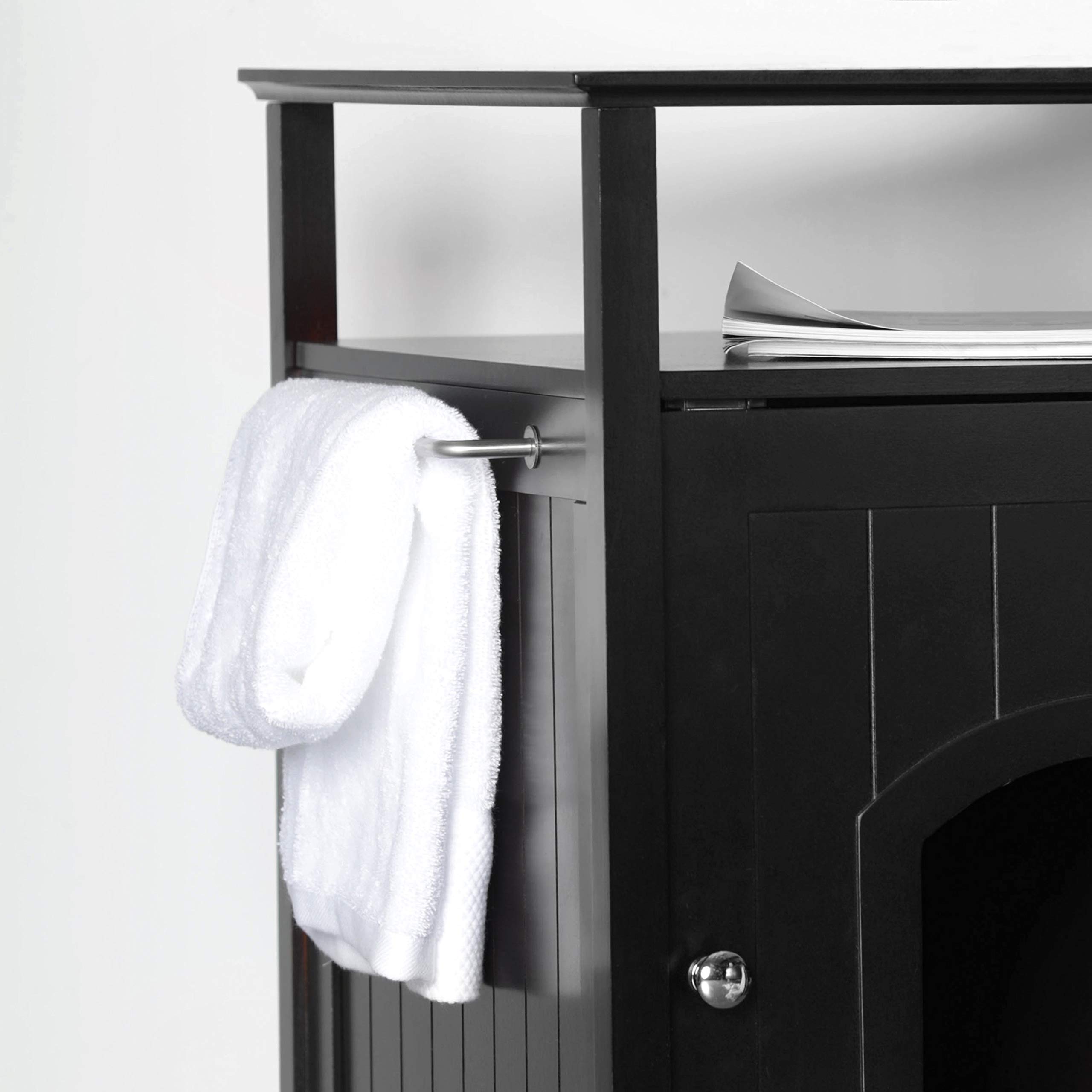 Merry Pet Cat Washroom & Night Stand Pet House – Hidden Litter Box Furniture for Small Spaces | Discreet Cat Toilet Solution for Apartments & Bedrooms