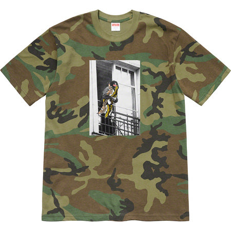 Supreme Anti Hero Camo Balcony T-Shirt - Streetwear Graphic Tee for Men, Urban Fashion & Casual Wear