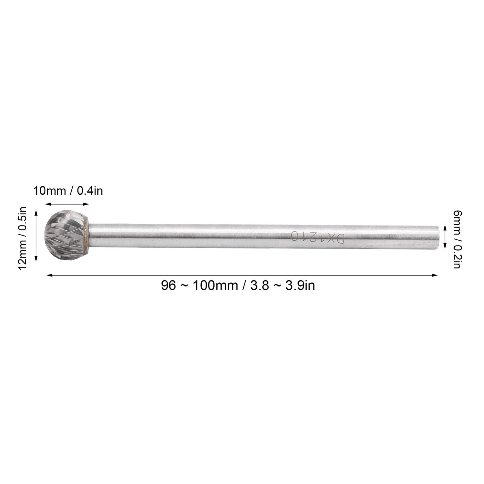 6mm Shank Tungsten Steel File - High-Performance Durable Cutter for Beveling & Mold Processing | Perfect for Metalworking, Woodworking & DIY Projects
