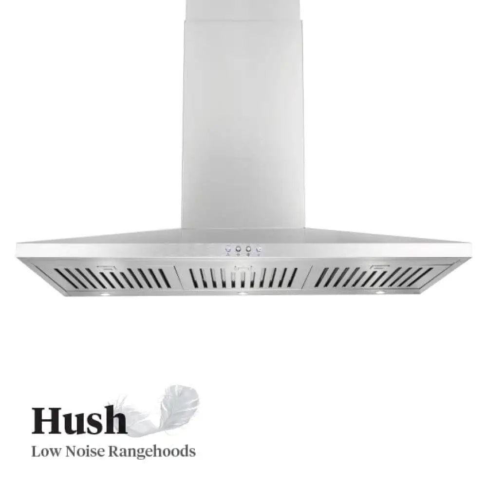 Emilia EMHUSH90C 90cm Low Profile Stainless Steel Range Hood Canopy - Perfect for Modern Kitchens & Small Spaces