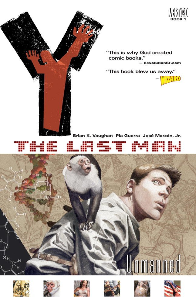 Y: The Last Man, Vol. 1: Unmanned - Graphic Novel | Post-Apocalyptic Adventure Comic | Perfect for Comic Book Collectors & Sci-Fi Fans