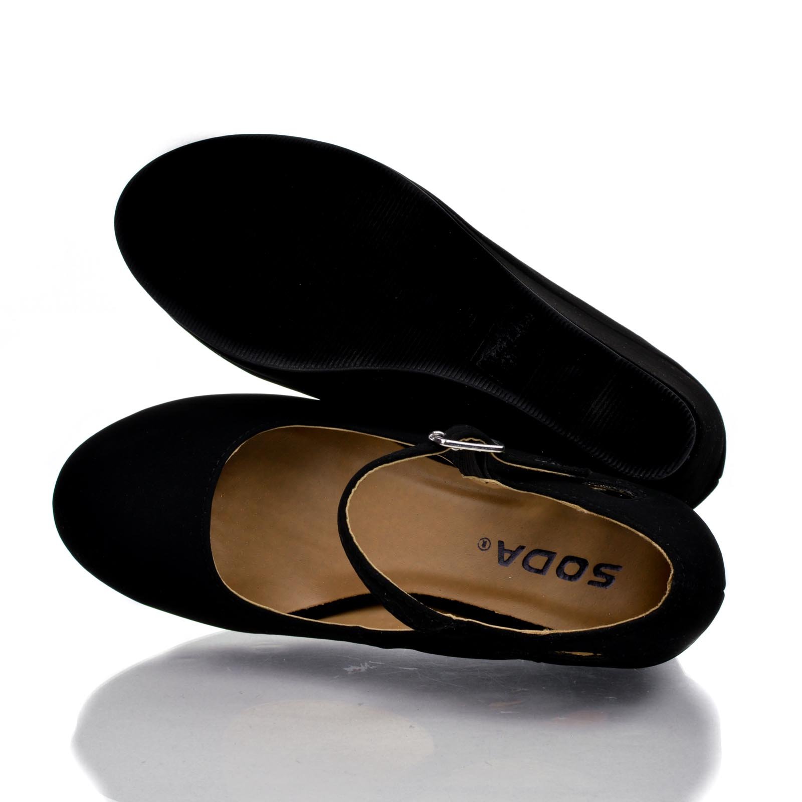 SODA Girls' Closed Toe Mary Jane Platform Wedge Sandals - Comfortable School Shoes for Toddler Girls, Perfect for School, Party & Dress Up Occasions