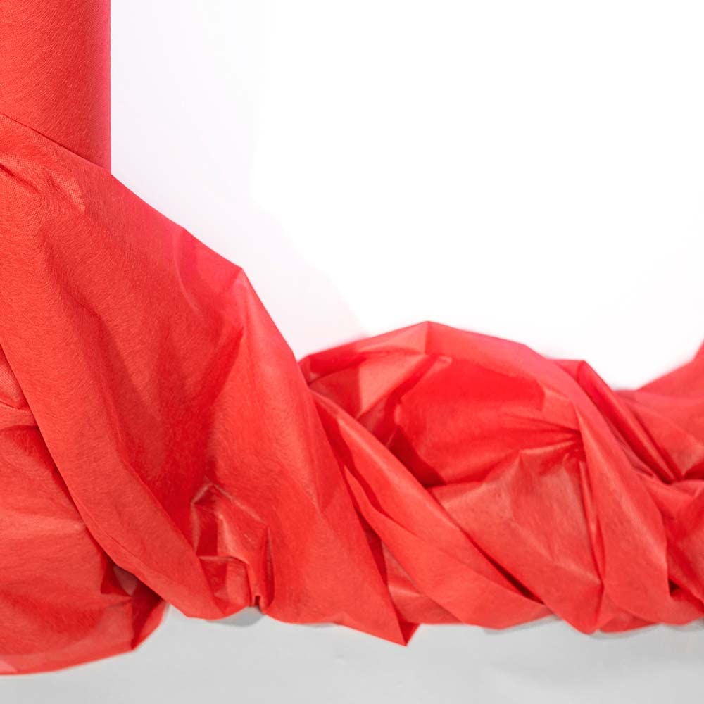 Premium Cardinal Red Gossamer Fabric Roll - 60