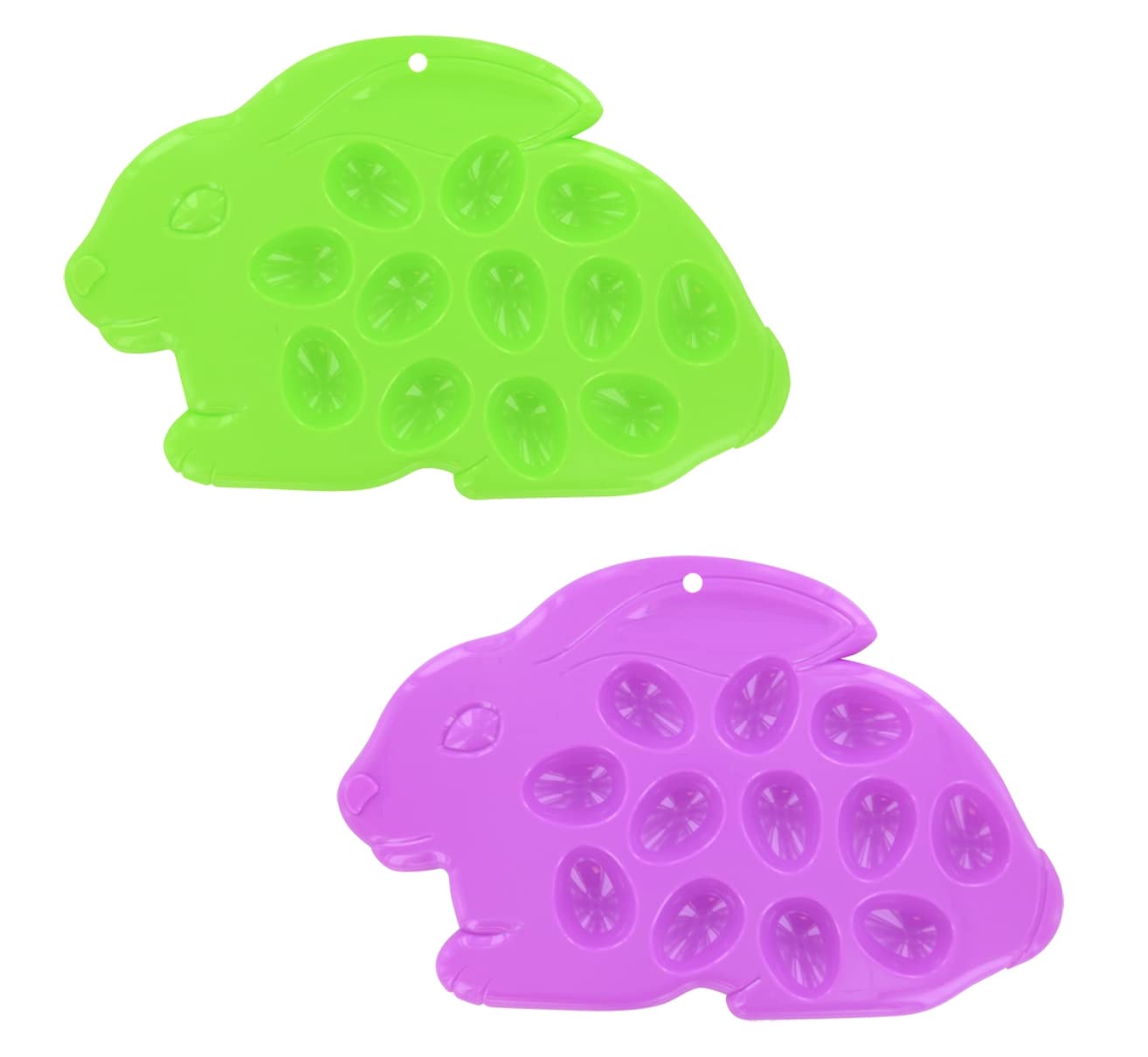 Colorful Plastic Easter Egg Trays with Assorted Eggs & Paint Kit - DIY Easter Egg Decorating Supplies for Kids, Easter Party Favors, Classroom Activities & Holiday Gift Giving