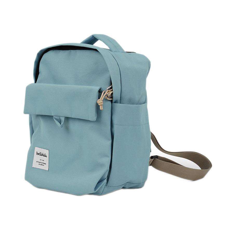 HELLOLULU Carter Jr Mini Daypack - Tropical Blue Waterproof Backpack for Kids & Teens - Perfect for School, Travel & Outdoor Adventures