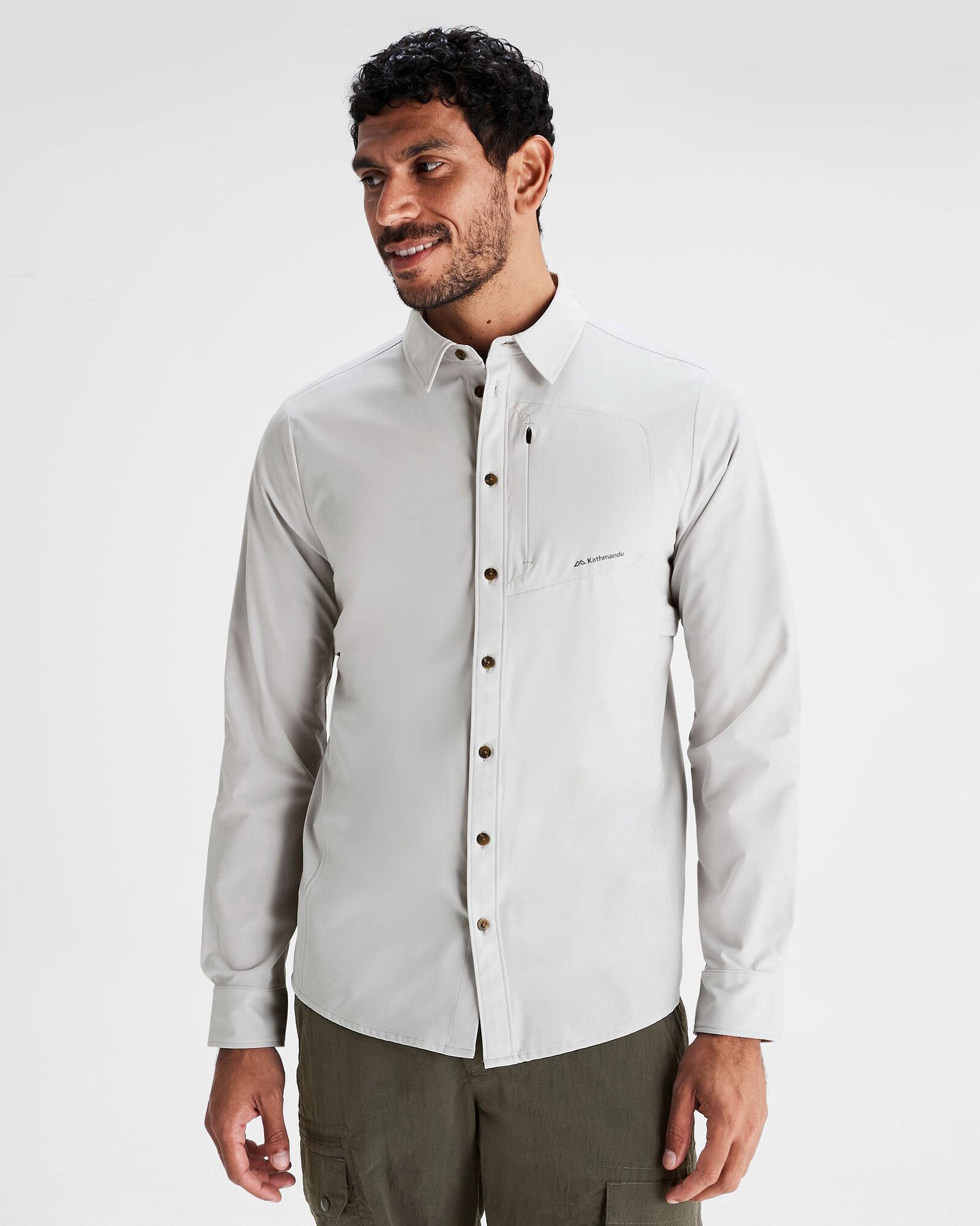 Men's UPF 50+ Sun Protection Long Sleeve Shirt - Lightweight Quick-Dry UV Resistant Fishing Hiking Shirt for Outdoor Activities
