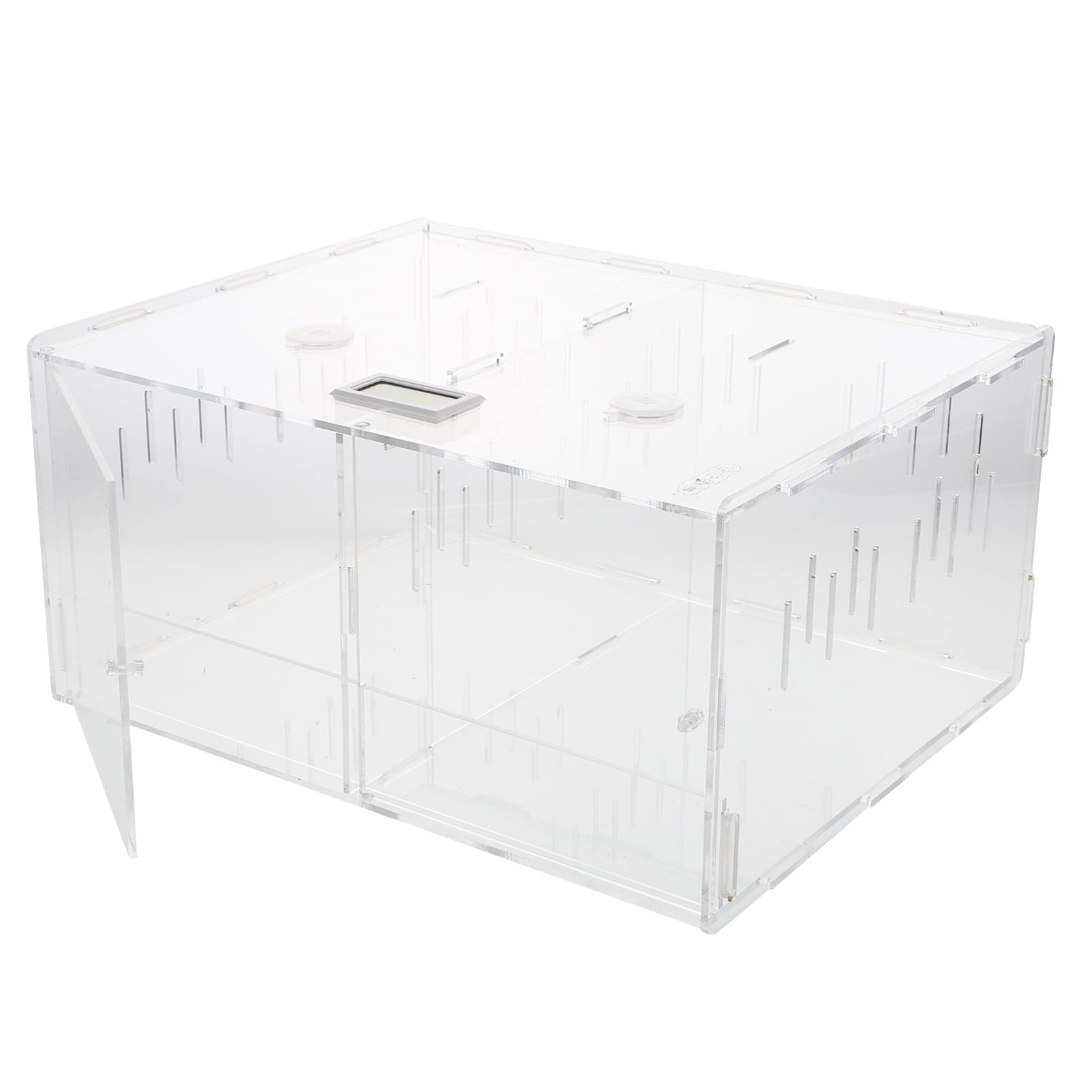 Balacoo Clear Acrylic Reptile Feeding Box - Transparent Terrarium for Insects, Snakes & Lizards - Perfect for Transport, Breeding & Hatching | Ideal for Pet Owners & Reptile Enthusiasts