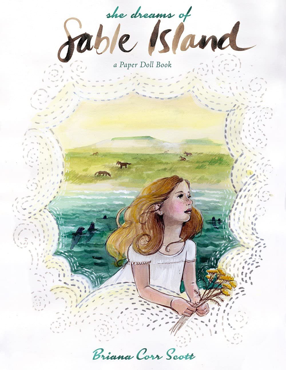 She Dreams of Sable Island: Paper Doll Book for Kids - Creative Play & Storytelling Activity for Children's Imagination Development