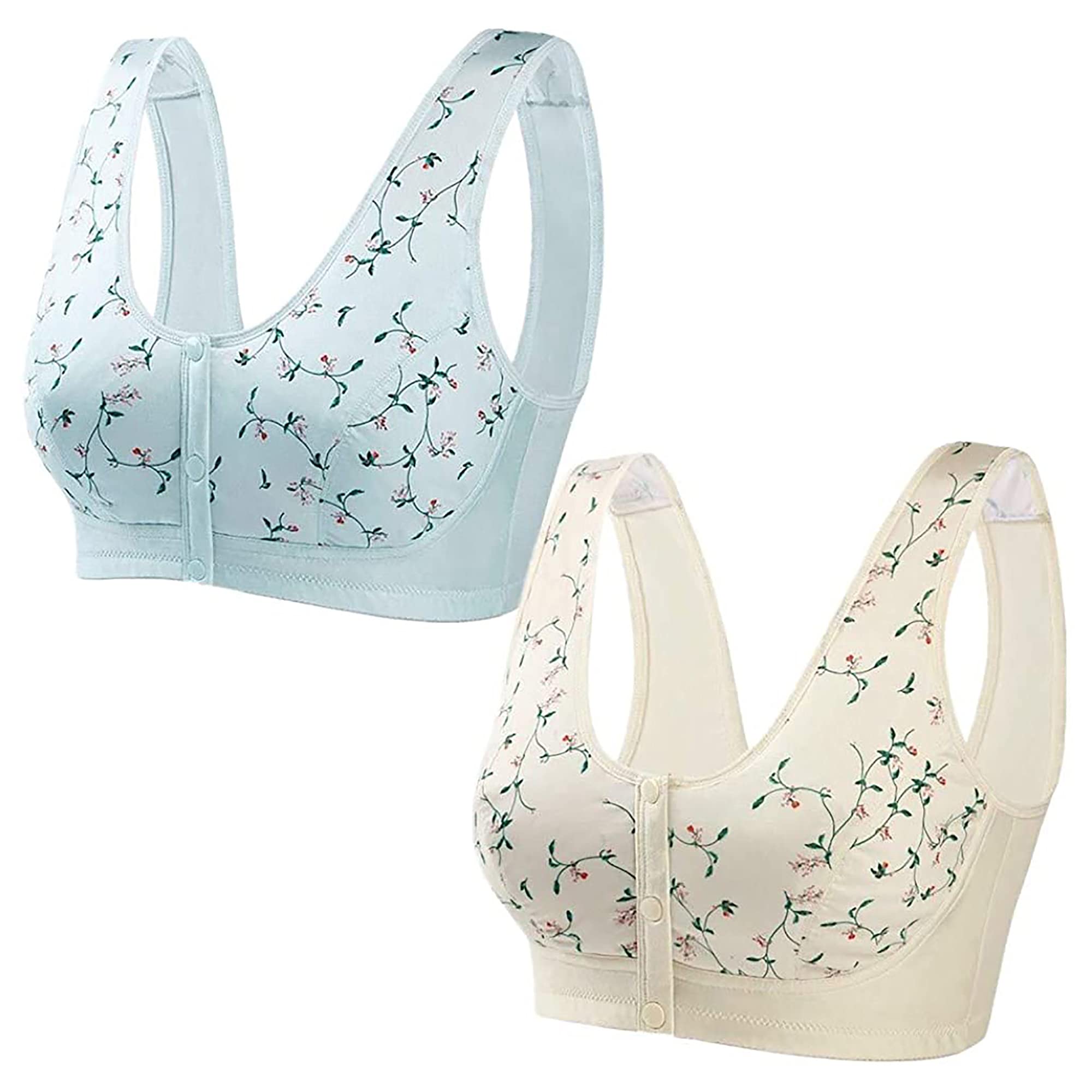 Pure Silk Front Closure Sports Bras for Women - Gym & Yoga