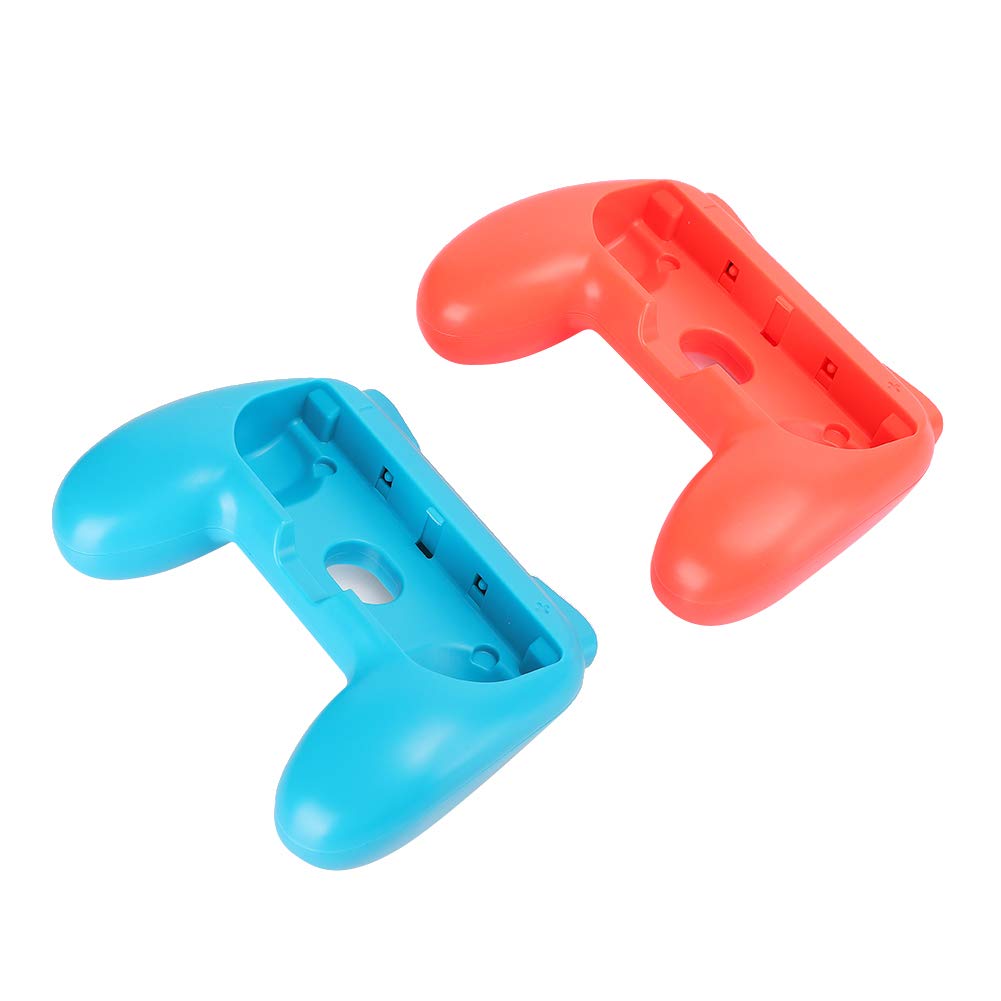Kafuty-1 Anti-Slip Ergonomic Gaming Controller Grip Cover for Nintendo Switch Joy-Con (Red & Blue) - Enhanced Comfort for Long Gaming Sessions, Travel Protection, and Improved Gameplay Performance