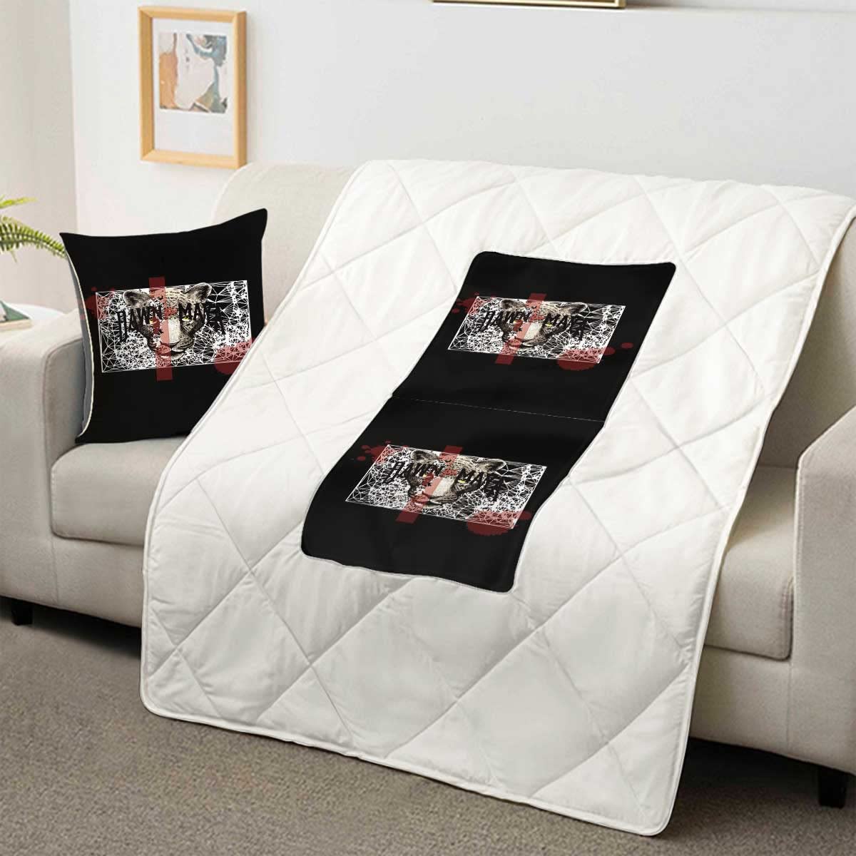 Soft Travel Blanket & Throw Pillow Set - 18