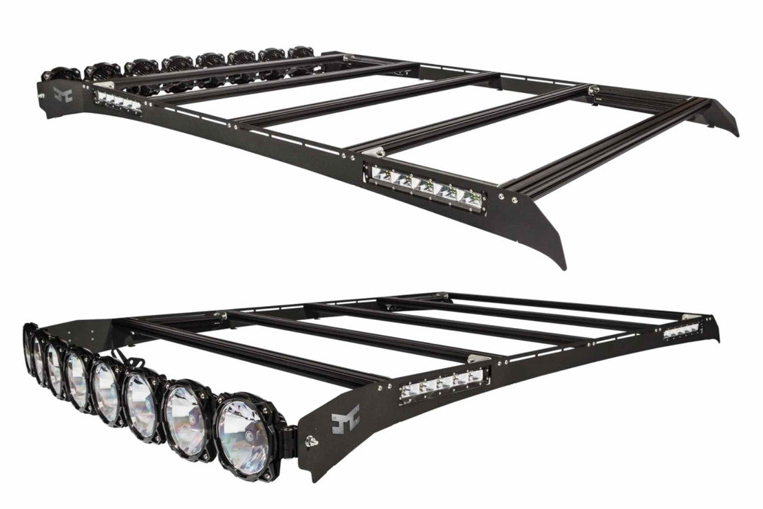 KC HI LITES M RACK SYSTEM for Jeep Wrangler JK Unlimited (2007-2018) - Heavy Duty Roof Rack for Off-Road Adventures & Camping Gear Storage