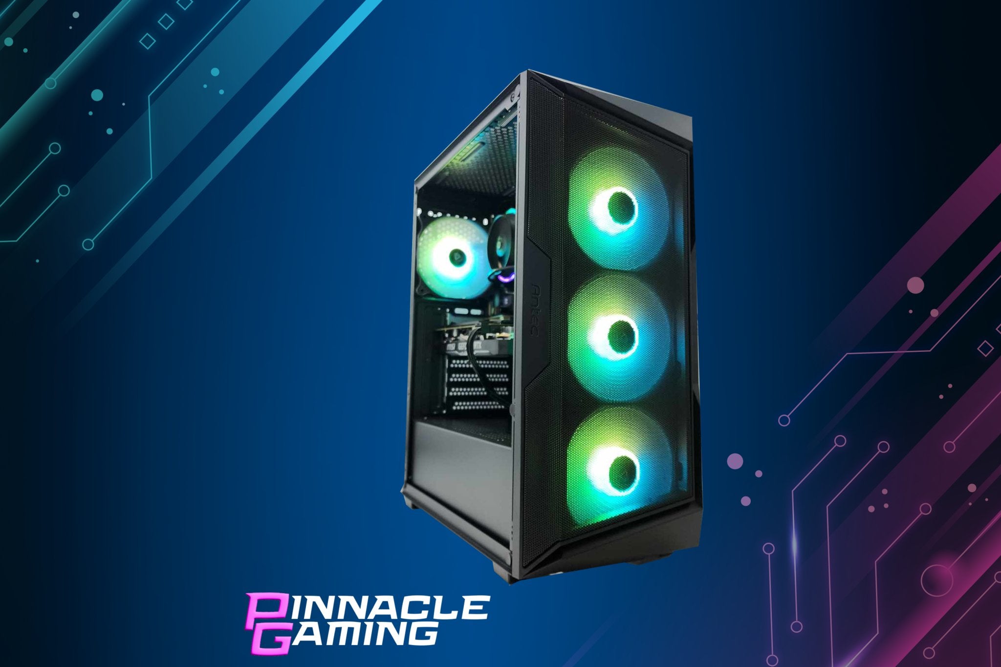 Gaming Desktop PC with Ryzen 7 7800X3D & NVIDIA RTX 4060 - 500GB SSD + 1TB HDD, 32GB DDR5, AX61 Black A620 | Perfect for 4K Gaming, Streaming & Content Creation