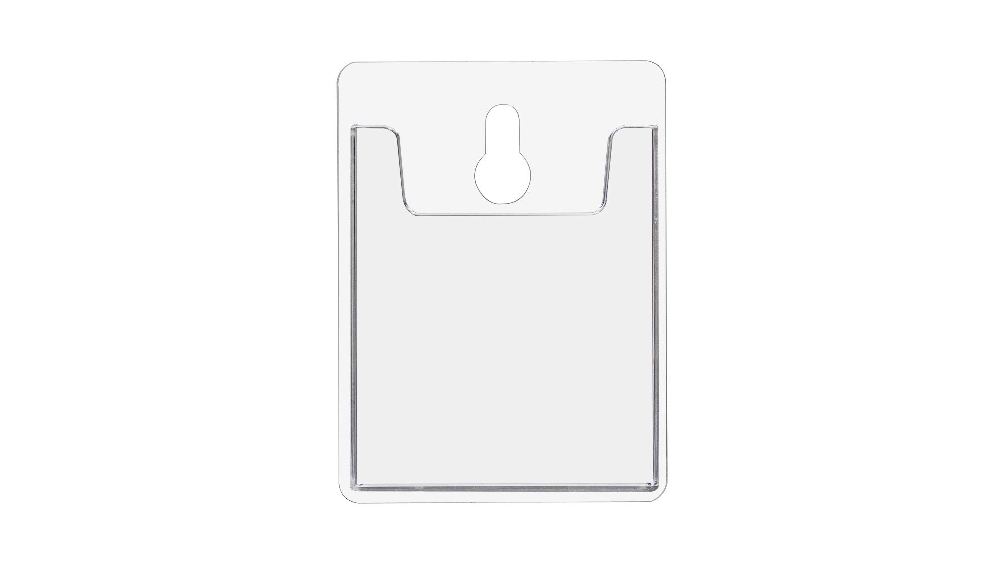 Universal Acrylic Wall Mount Remote Control Holder - 3.25