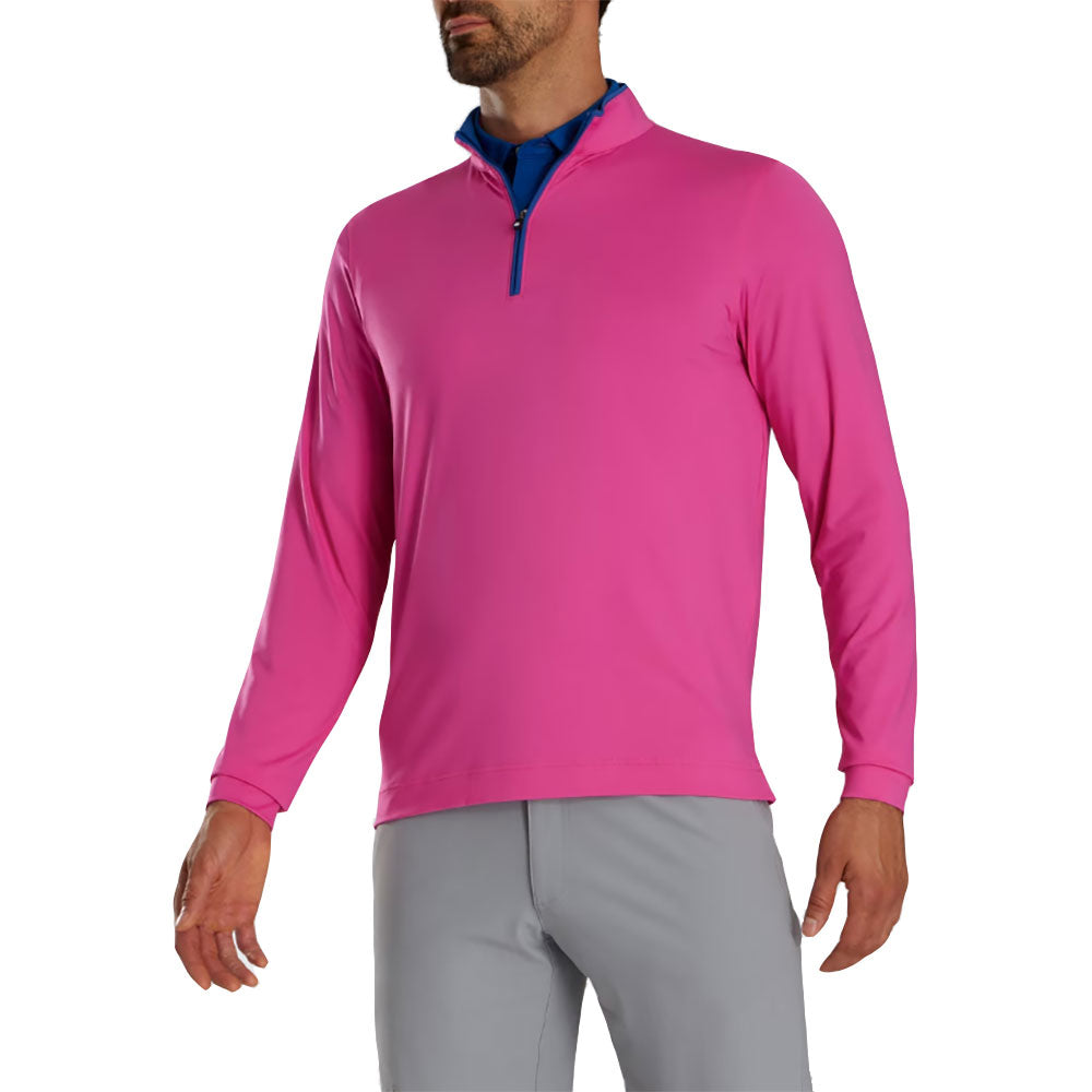 FootJoy Lightweight Men's Golf Midlayer Jacket - Breathable & Water-Resistant for All-Weather Comfort | Perfect for Golfing, Hiking & Outdoor Activities