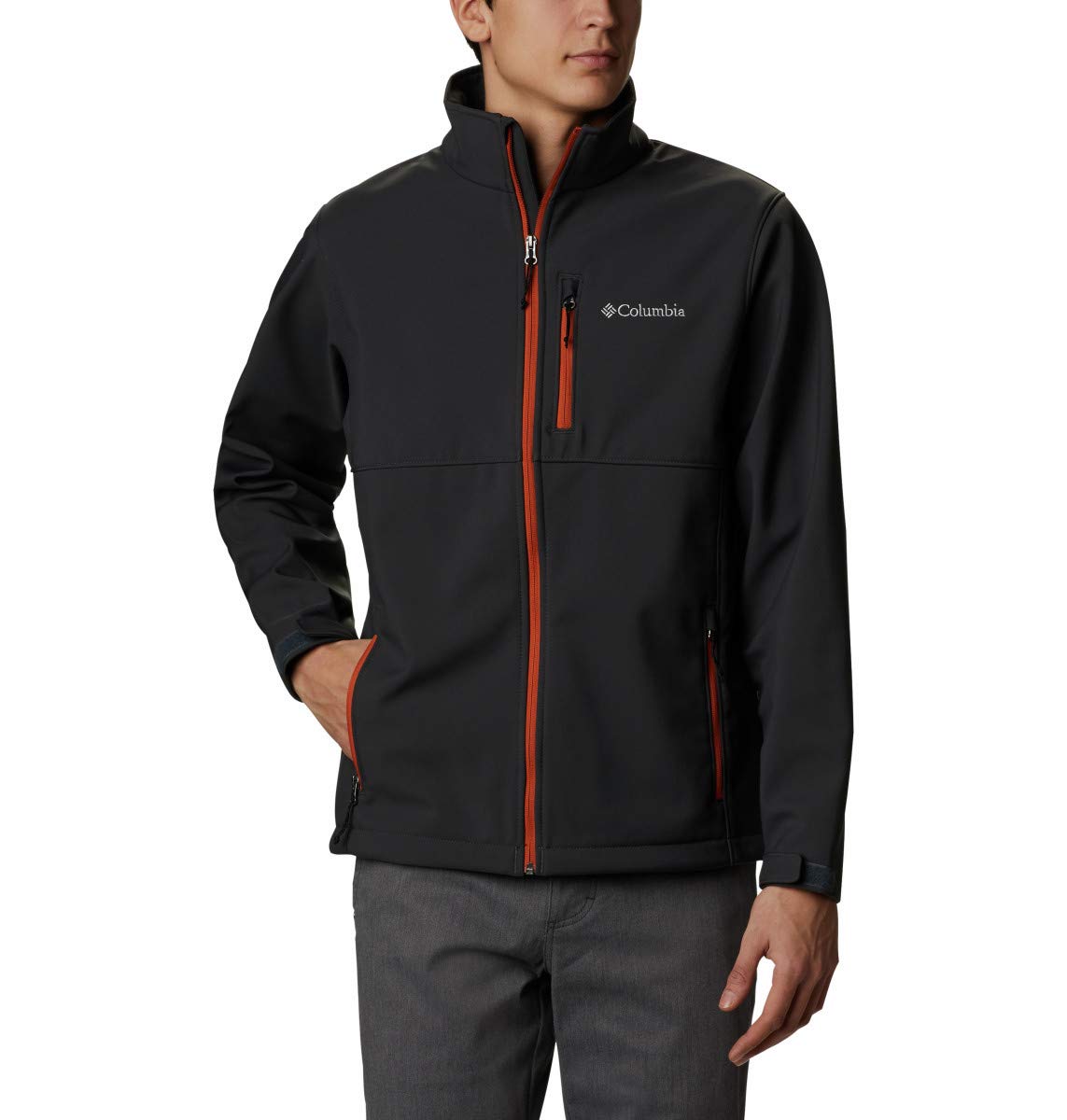 Columbia Men's Ascender Softshell Jacket - Water-Resistant, Windproof & Breathable Outdoor Jacket for Hiking, Camping & Winter Activities