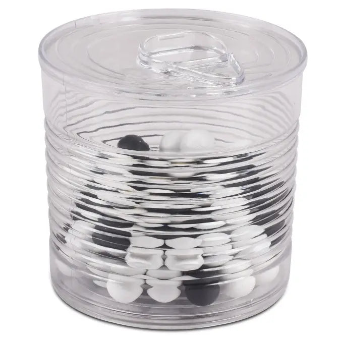 Clear Plastic Storage Canister with Airtight Lid - Perfect for Kitchen Pantry Organization, Snacks, Coffee, Tea & Dry Food Storage