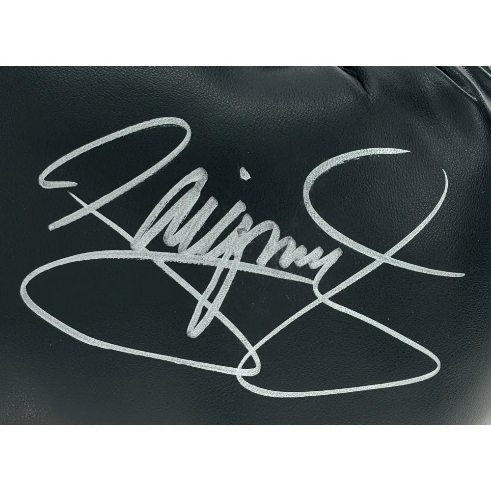 Authentic Manny Pacquiao Autographed Black Boxing Glove with PSA/DNA COA - Signed Memorabilia for Boxing Fans & Collectors | Perfect for Display, Gifts, and Sports Memorabilia Collections