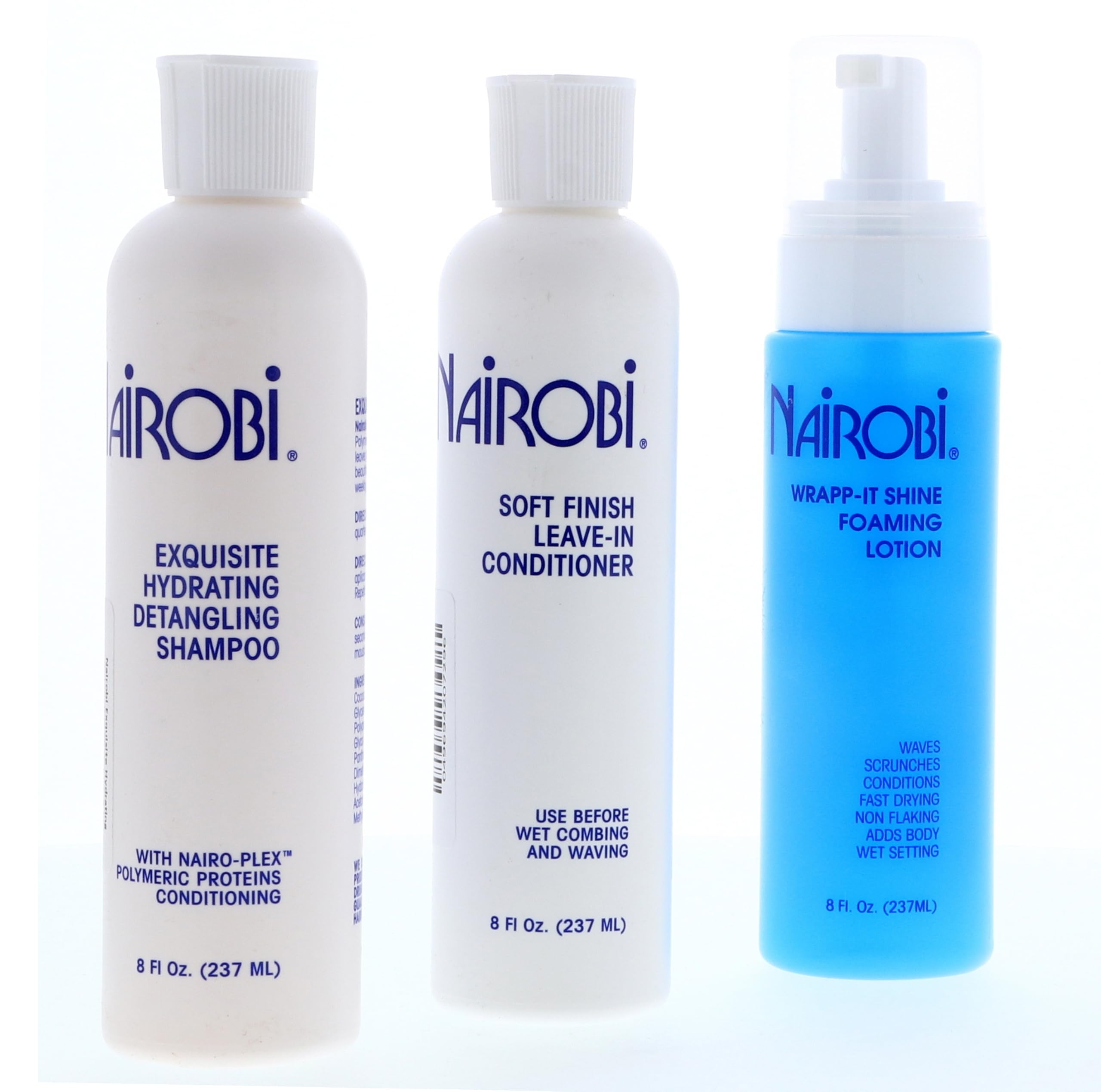 Nairobi Exquisite Hydrating Detangling Shampoo & Conditioner Set for Dry, Damaged Hair - Sulfate Free, Paraben Free Hair Care Duo for Smooth, Frizz-Free Locks | Perfect for Daily Use & Salon-Quality Results at Home